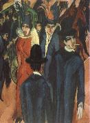 Ernst Ludwig Kirchner Gatuscen from Berlin Spain oil painting artist